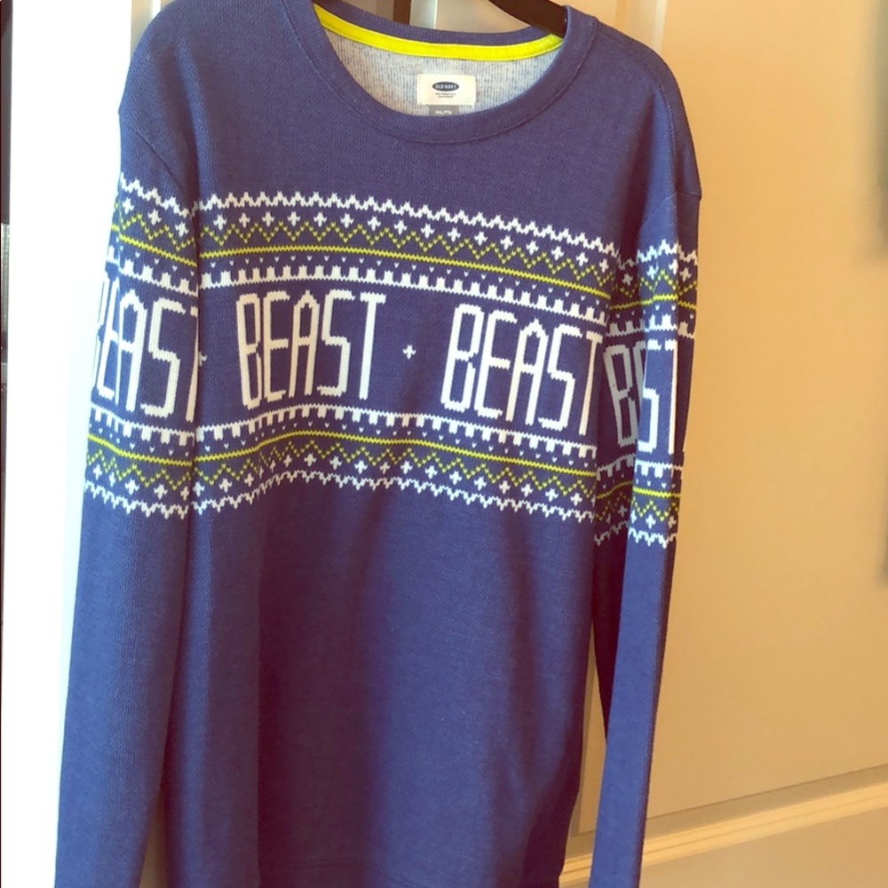 Boys Old Navy Blue Sweater - Sz XL (18)